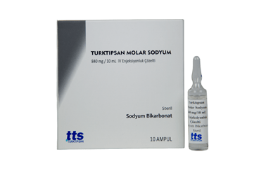TURKTIPSAN MOLAR SODYUM 840 MG/10 ML IV ENJEKSIYONLUK COZELTI (10 AMPUL)